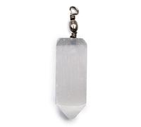 Ancient Wisdom Selenite Obelisk Pendant