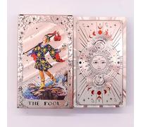 Ancient Wisdom Tarot Deck of 78 Cards in Different Designs (Gold Tone and Moon Phases)