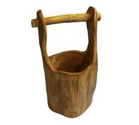 Ancient Wisdom Teak Well Buckets aprox 28cm