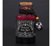 Ancient Witch Bath Spell & Amethyst Amulet For Seduction & Confidence