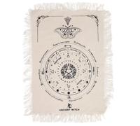 Ancient Witch Mystic Moth Pendulum Divination Cloth