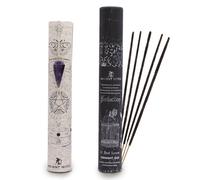 Ancient Witch Spell Incense, 4-Pack, Bamboo Sticks, Natural Ingredients, Seduction Scent, Amethyst Pendulum, 27cm