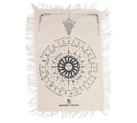 Ancient Witch Sun Face Pendulum Divination Cloth Natural Black
