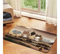 Ancient Wonders Pet Absorbent Leather Tablecloth 40x60cm with Non-Slip Rubber Base for Cats and Dogs
