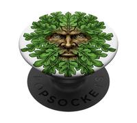 Ancient Woodland Face Pagan Nature Spirit Celtic Folk Gift PopSockets Adhesive PopGrip