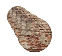 Ancient Worn Brick Wall Car Air Freshener Cards for Women Men 4 Pack Cute Car Accessories Long Lasting Scent Car Diffuser Hanging Auto Aromatherapy Tablets Car Fresheners Gifts