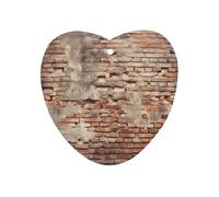 Ancient Worn Brick Wall Car Air Freshener Hanging, Long Lasting Scented Car Aromatherapy Tablets, Love form Fragrance Scented Cards for Vehicles, Bedroom, Wardrobe Gray-style