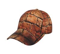 Ancient Worn Brick Wall Hat Baseball Cap Adjust Polo Unisex Style Headwear Workouts Outdoor Activity All Seasons Black