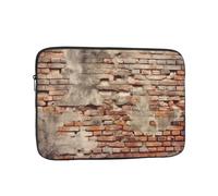 Ancient Worn Brick Wall Laptop Case 17 inch, Shockproof Protective Computer Sleeve Cover Water Resistant Laptop Bag Carrying Tablet Cover Briefcase Handbags Gifts for Men Women