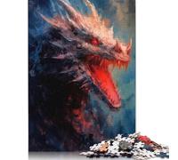 Ancient Wyrm Painting Paper Puzzles 1000 Piece Jigsaw Puzzles für Erwachsene Lernspiel Challenge Toy Weihnachtsgeschenke 1000pcs (75x50cm)