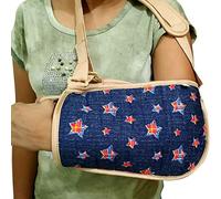 ANCIENTIMPEX Arm Sling Pouch for Kids to Provide Fracture Support | Adjustable Padded Neck Strap | Breathable Material and Easy Fit (LARGE)