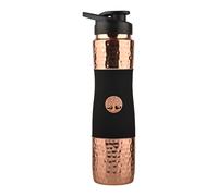 ANCIENTIMPEX Pure Copper Water Bottle 1000 ML - Dark Cherry Sipper, Leak-Proof Reusable Ayurveda Drinking Bottle for Daily Hydration (Tree of Life)