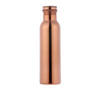 ANCIENTIMPEX Pure Copper Water Bottle 600 Ml (20.28 FL Oz) Plain | Ayurveda Drinking Bottle | Leak-proof & Eco-Friendly Copper Bottle for Daily Health Benefits