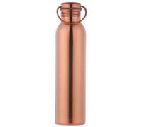 ANCIENTIMPEX Pure Copper Water Bottle with Carrying Handle - 1000 Ml (33.81 FL Oz) | Leak-proof Ayurveda Copper Bottle for Drinking Water & Health Benefits