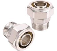 ANCIMOON 2PCS 3/4 Air Piping System Fitttings, 3/4'' NPT