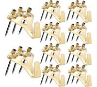 ANCIRS 10 Pack 100 lbs Picture Frame Hangers Hooks with Nails, Picture Hanging Hooks, Heavy Duty Plaster Wall Pro Photo/Heavy Mirror Hanging Kit (10 Pack)