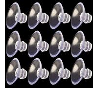 ANCIRS 30 Pack 20mm Suction Cups for Glass Table Tops, Rubber Transparent Anti-Collision Sucker Pad Without Hooks for Home Decoration