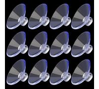 ANCIRS 30 Pack 25mm Suction Cups for Glass Table Tops, Rubber Transparent Anti-Collision Sucker Pad Without Hooks for Home Decoration