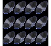 ANCIRS 30 Pack 45mm Suction Cups for Glass Table Tops, Rubber Transparent Anti-Collision Sucker Pad Without Hooks for Home Decoration