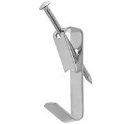 ANCIRS 60 Pack Small Picture Hangers Framing Wall Heavy Mirror Hook Drywall Photos Holder with Nail 20 lbs, Silver Finish