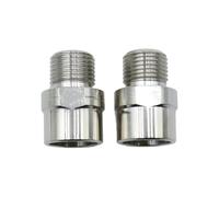ANCLLO 1 Pair Chrome-Molybdenum Steel Bicycle Pedal Extender Extended Pedal Spacer Fit 9/16 in Threaded Pedals Bike SPD MT MTB BMX Road Street Bicycle, Extended 16mm/ 0.63in