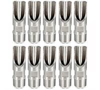 ANCLLO 10 Pack Metal NPT 1/2inch Automatic Pig Nipple Drinker for Sows Piglets Drinking