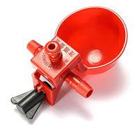 ANCLLO 10PCS Automatic Poultry Water Drinking Cups Plastic Drinker Hanging Farm Tool for Bird Chicken Fowl Chick Coop
