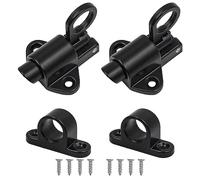 ANCLLO 2 PCS Door Bolt Window Door Lock Automatic Door Lock with Screws Automatic Rebound Spring Lock for Windows Sheds Gates etc