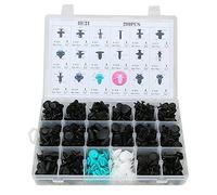 ANCLLO 299 Pcs Push Type Retainer Clips for Honda Toyota Mercedes BMW Subaru Nissan and Mazda with Plastic Storage Case