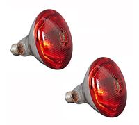 ANCLLO 2Pcs 150W Red Light Bulb Near-Infrared Heating Lamp Replacement for Swine and Poultry