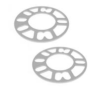 ANCLLO 2Pcs 5mm Wheel Spacers Universal Aluminum Hubcentric Shims for 4/5 Stud Wheels OD150mm ID78mm