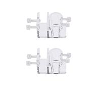 ANCLLO 2Pcs Aquarium Water Pipe Hose Holders Pipe Clamp Mounting Clips Aquarium Soft Tube Fixture Holder Fixing Clips Acrylic Transparent Fish Tank Tube Clamp Holders