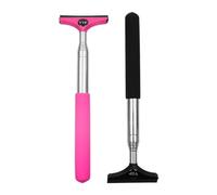 ANCLLO 2PCS Car Side Mirror Squeegee Car Rearview Mirror Mini Telescopic Auto Squeegee Portable Cleaning Tool