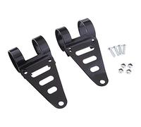 ANCLLO 2pcs Motorcycle Headlight Mount Brackets for Cafe Racers Fork 41-43mm