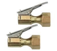 ANCLLO 2Pcs Open Flow Straight Lock-On Air Chuck with Clip for Tire Inflator
