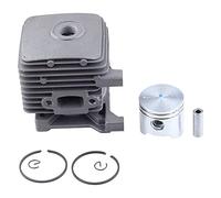 ANCLLO 34mm Cylinder Piston Kits with Spark Plug for FS55 FS45 BR45 HL45 Tirmmer BG85 BG55 BG45 BG46 BG65 Blower 4140-020-1202
