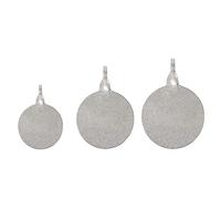 ANCLLO 3Pcs Silver Self Resetting Targets Spinning Shooting Metal Target Plates Set