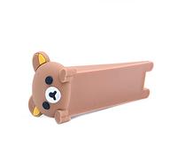 ANCLLO 4 Pack Door Stopper Cute Bear Door Stopper Door Stop Silicone Door Stops Cute Style Door Wedge for Home and Office Brown Bear