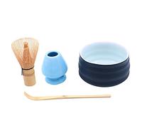 ANCLLO 4 Piece Japanese Matcha Tea Set,Whisk/Bowl/Holder/Bamboo Spoon for Traditional Japanese Tea Ceremony #2