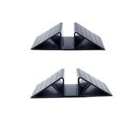 ANCLLO 4Pcs Pet Door Support Feet Pet Fence Gate Fixer Anti-Dragging Dog Barrier Staircase Gate Reinforced Triangular Base Suitable for Doorways Hallways Stairs,Black