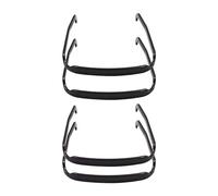 ANCLLO 4Pcs Square Headband,Hair Bands,Sunglasses Headband, Curly Hair Plastic Hair Hoop Hairband, Hairstyle Fixing Tool, Easy Get Volume and Style Hair without the Headache
