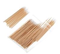 ANCLLO 500Pcs Pointed Cotton Swabs Wooden Handle Makeup Cosmetic Ear Jewelry Clean Sticks Buds Tips