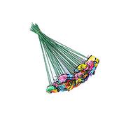 ANCLLO 50pcs Garden Butterfly Stakes Waterproof Butterflies for Flower Plant Pot Butterfly Decorations Garden Decor Christmas Decorations-4.5cm Width
