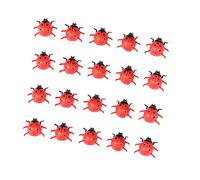 ANCLLO 50Pcs Ladybug Decorative Refrigerator Magnets Perfect Fridge Magnets for House Office Personal Use-Red