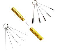ANCLLO Airbrush Cleaner Spray Gun Cleaning Kit Needle Brush Repairing Tools