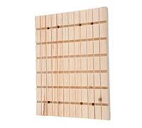 ANCLLO Bunny Board Rabbit Foot Pad Chinchilla Guinea Pig Scratching Wood Board