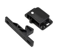 ANCLLO C3-803 Series Passivated Plastic Grabber Catch Side Mount Concealed Push-To-Close Latch with Blue Spring, 13N Pullup, Black