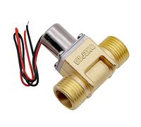 ANCLLO DC4.5V G0.5inch Water Flow Pulse Electromagnetic Valve Brass Solenoid Valve for Liquid Water Air and Diesel