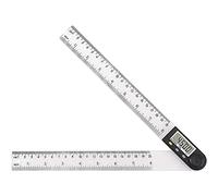 ANCLLO Digital Angle Finder Ruler 8 inch/200mm Digital Protractor with Data Hold Function and Zeroing Resetting LCD Display Electronic Spirit Level Gauge Angle Ruler