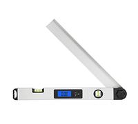 ANCLLO Digital Inclinometer Protractor 0~225° LCD Backlight Spirit Level Angle Finder Ruler Gauge Meter Tool 400mm/16 inch for Vertical Horizontal Measuring